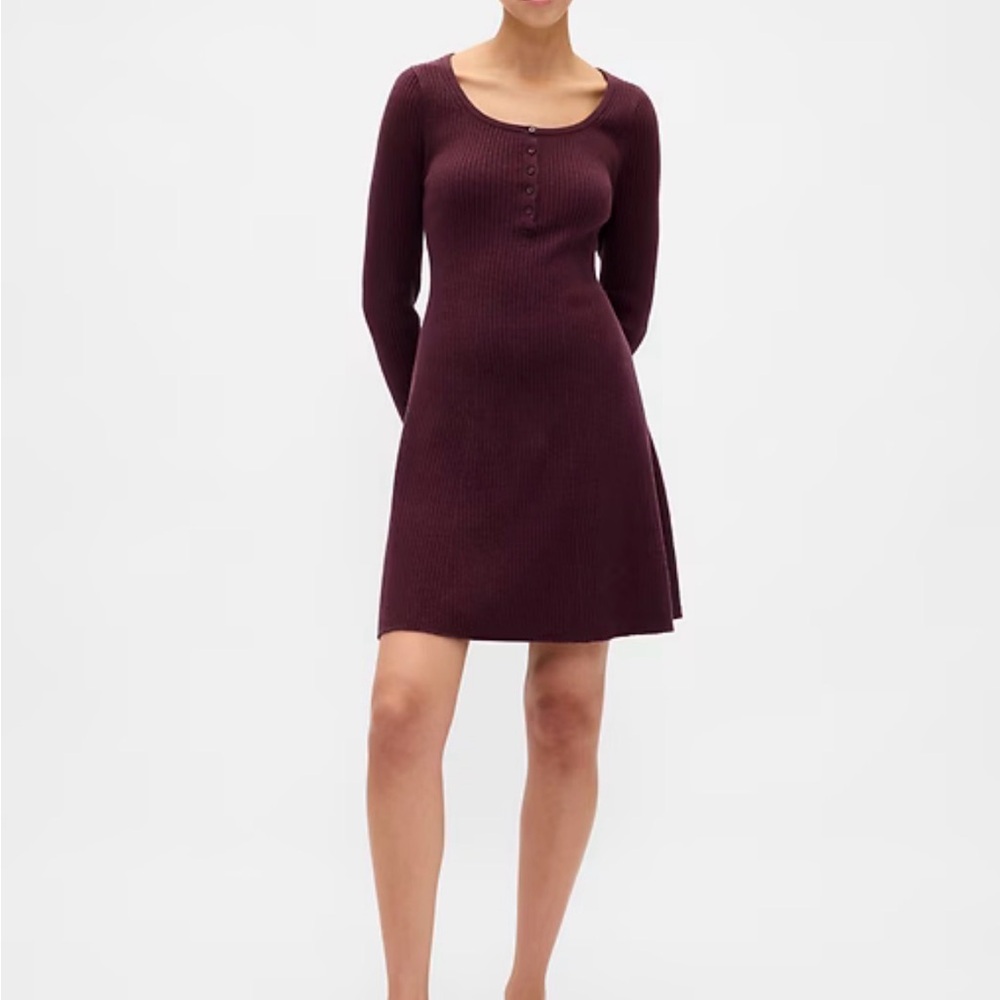 GAP CashSoft Rib Mini Sweater Dress